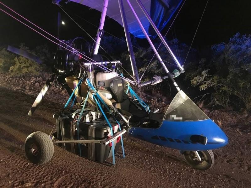 ULTRALIGHT AIRCRAFT LOADED WITH $500,000 IN DRUGS SEIZED AT UNITED STATES BORDER