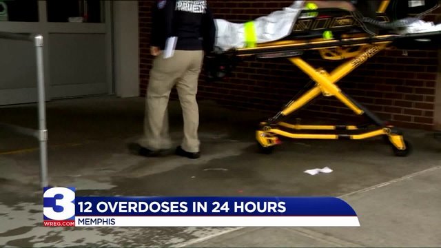 Memphis Police: 12 opioid overdoses in 24 hours, two deaths